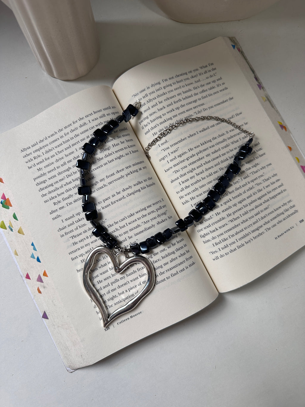 Premium big heart necklace