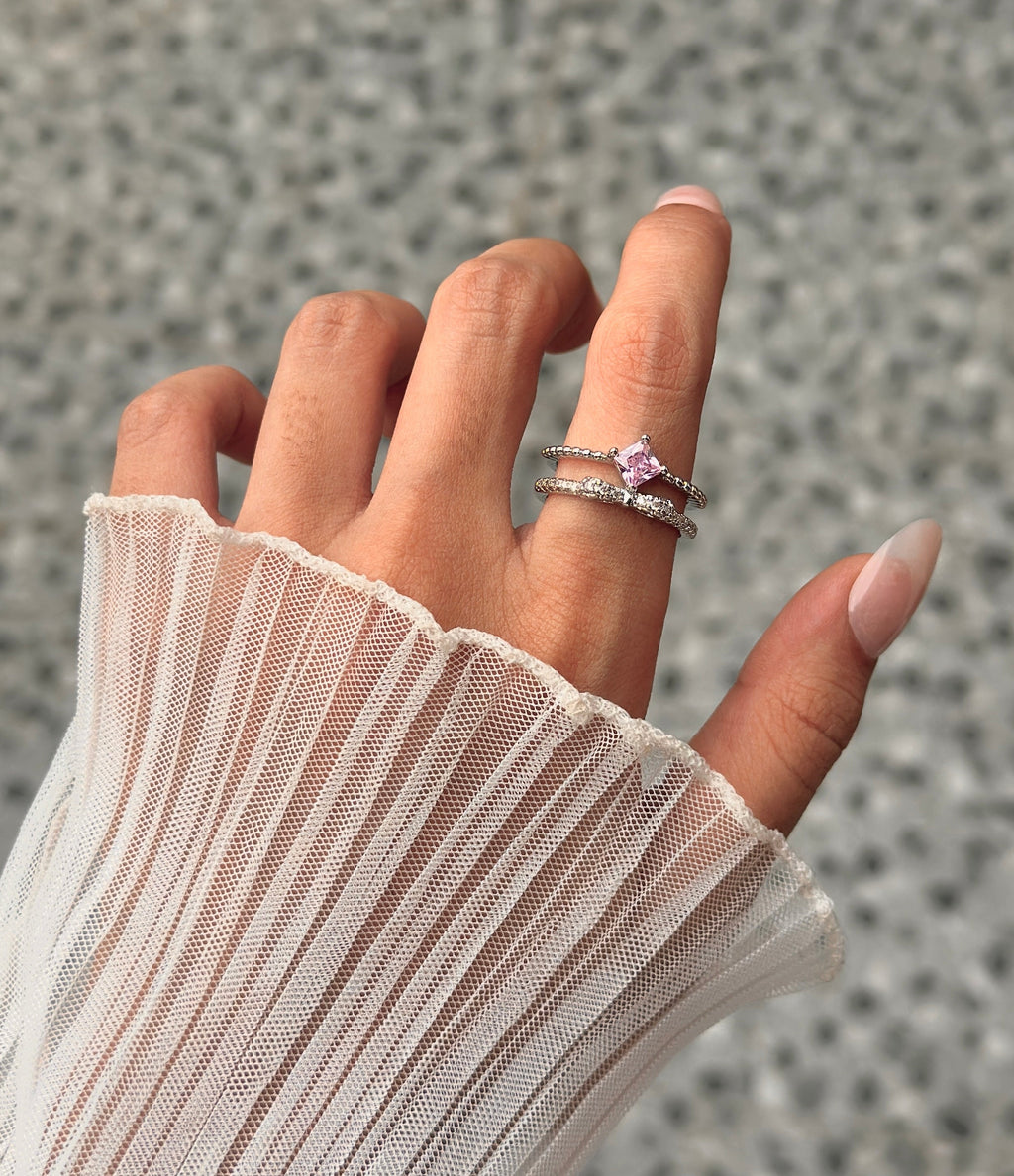 Rosy Charm Ring
