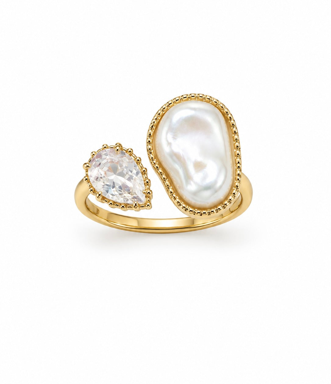 Big pearl ring