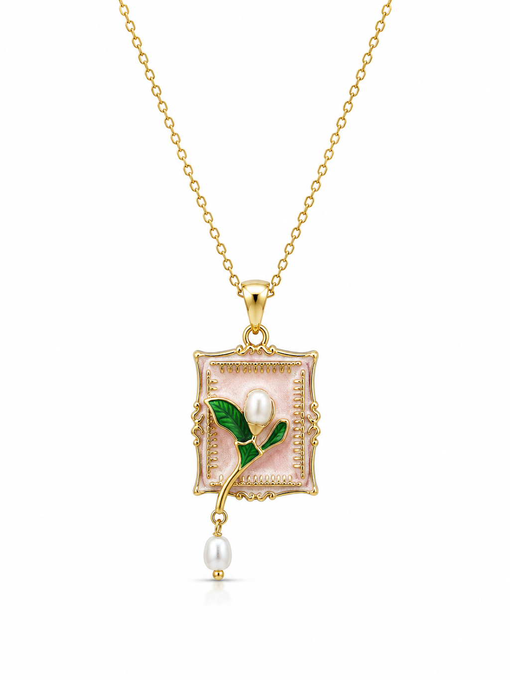 Anti tarnished neck peice
