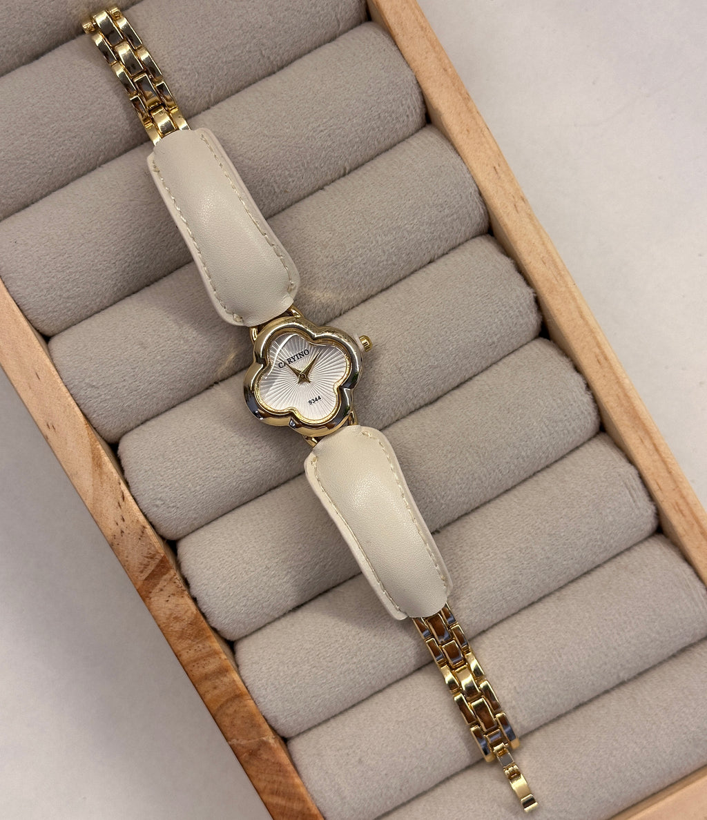 Leather watch