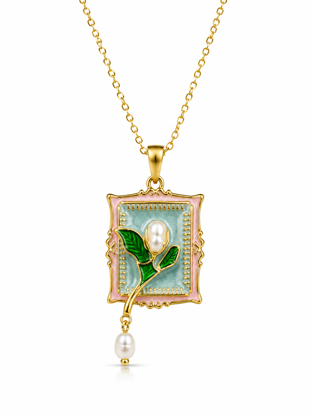 Anti tarnished neck peice