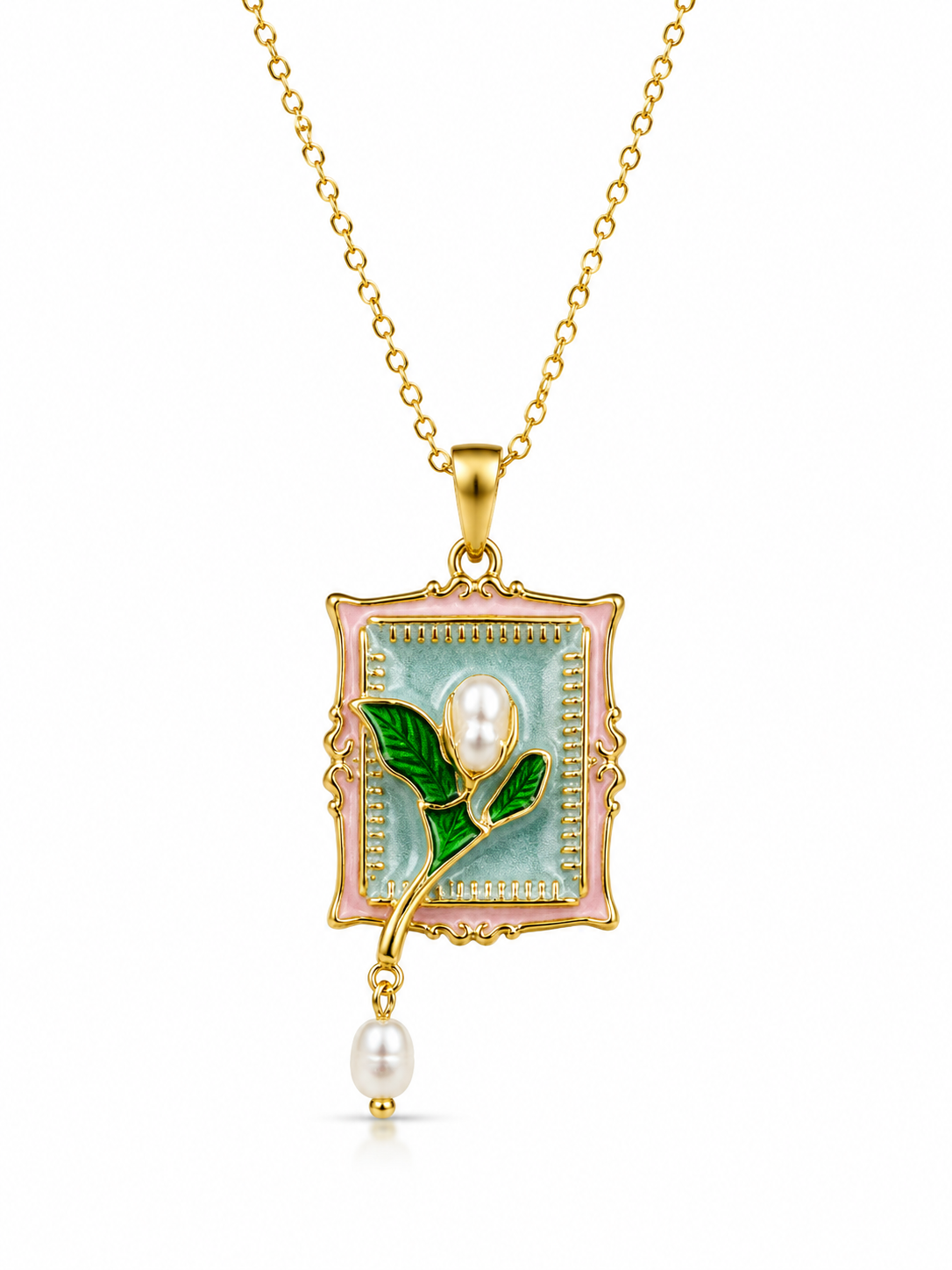 Anti tarnished neck peice