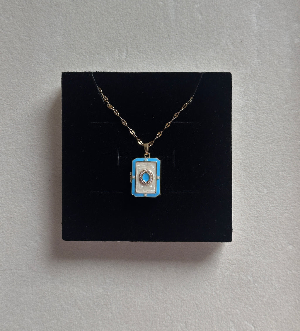 Vintage book photo locket