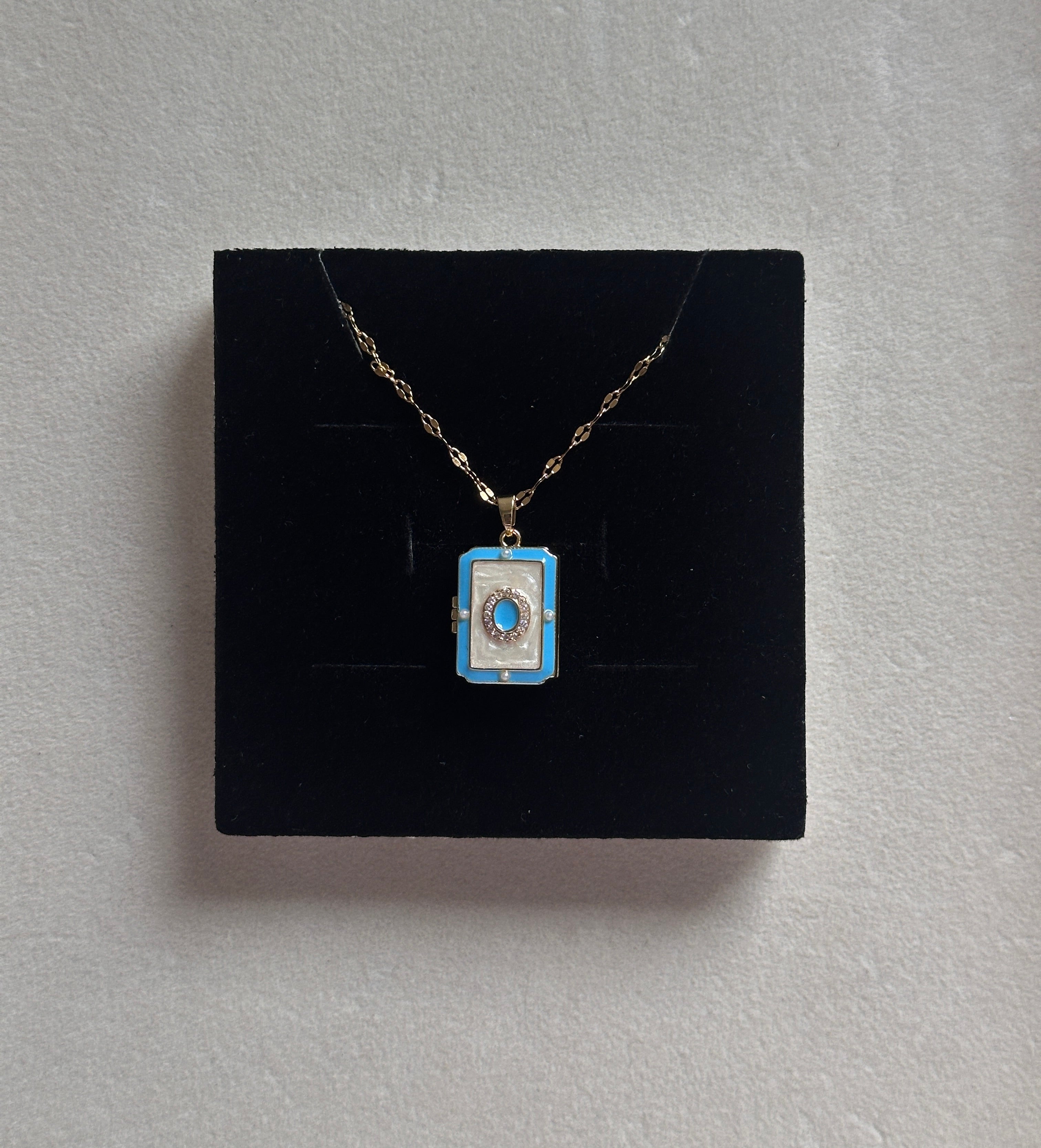 Vintage book photo locket