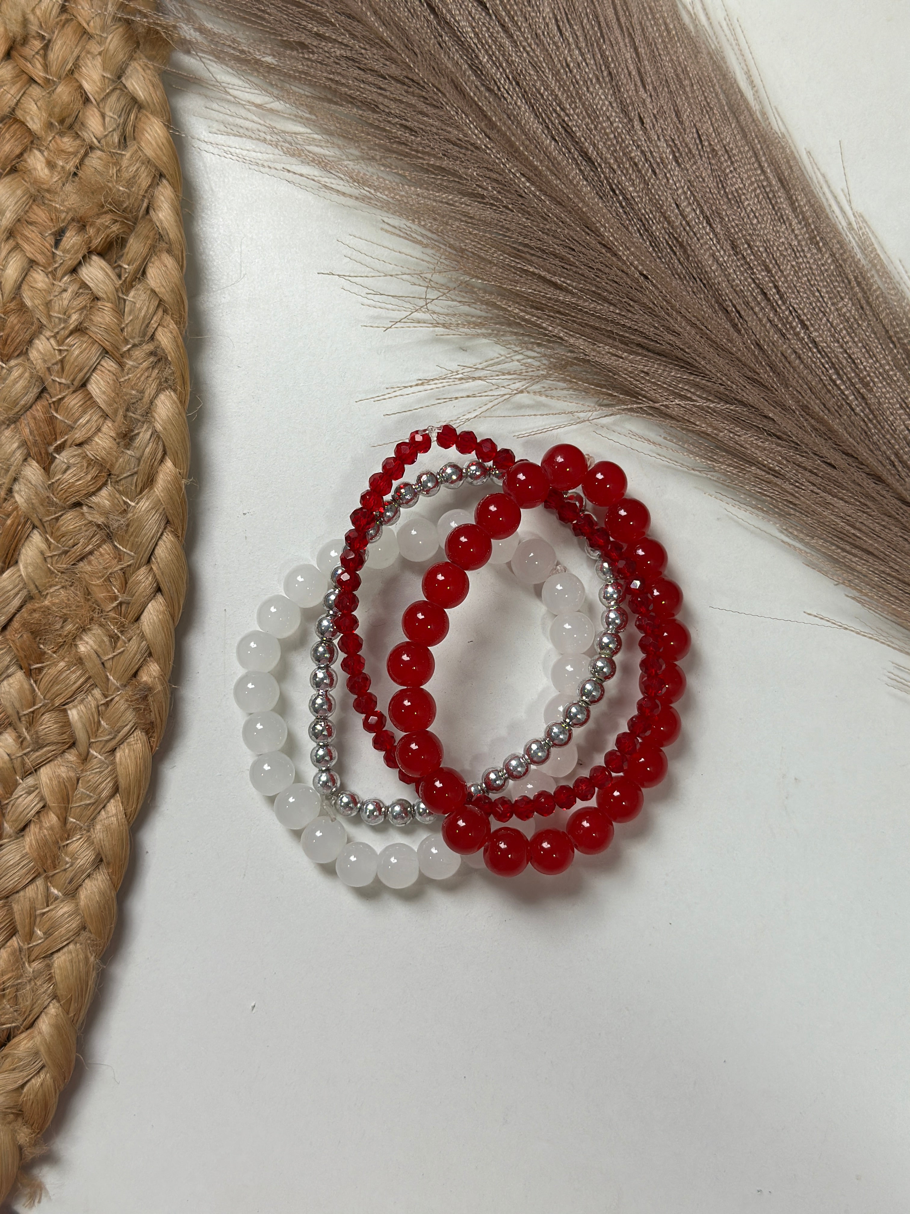 Red and white