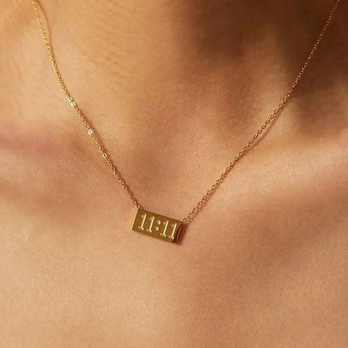 11 : 11 anti tarnished necklace