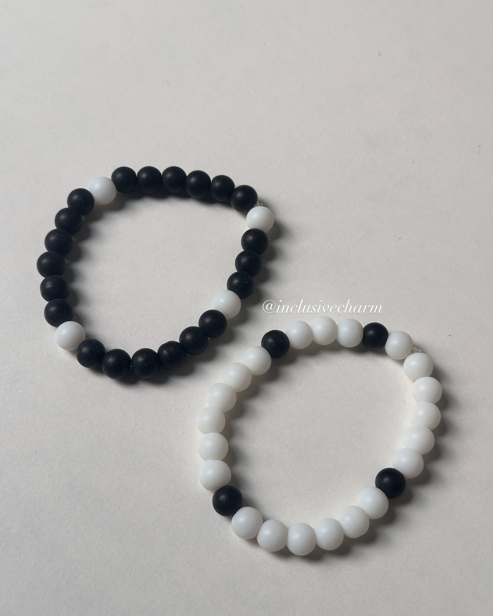 Matte matching bracelets