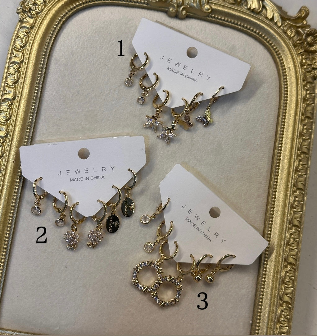 Dainty Luxe Hoop Set