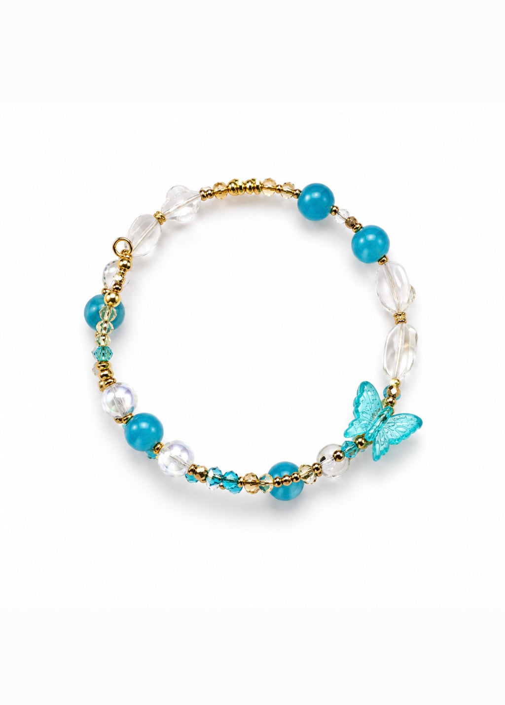 Blue layer bracelet