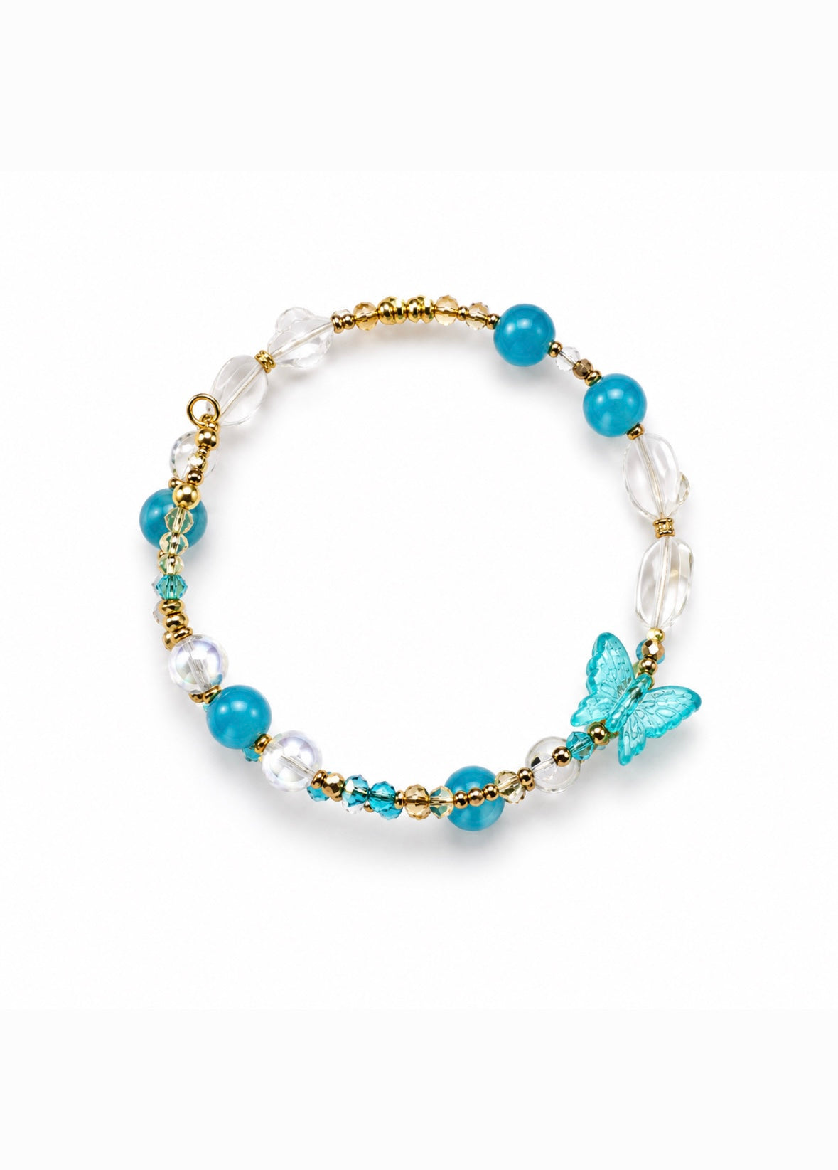 Blue layer bracelet