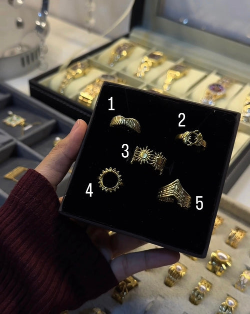 Anti tarnished adjustable rings